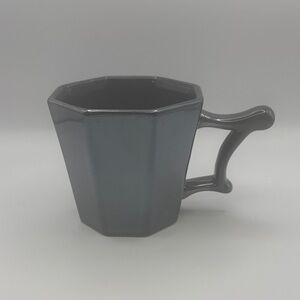 2013 Starbucks Limited Edition Holiday Silver Metallic Octagonal Ceramic Mug